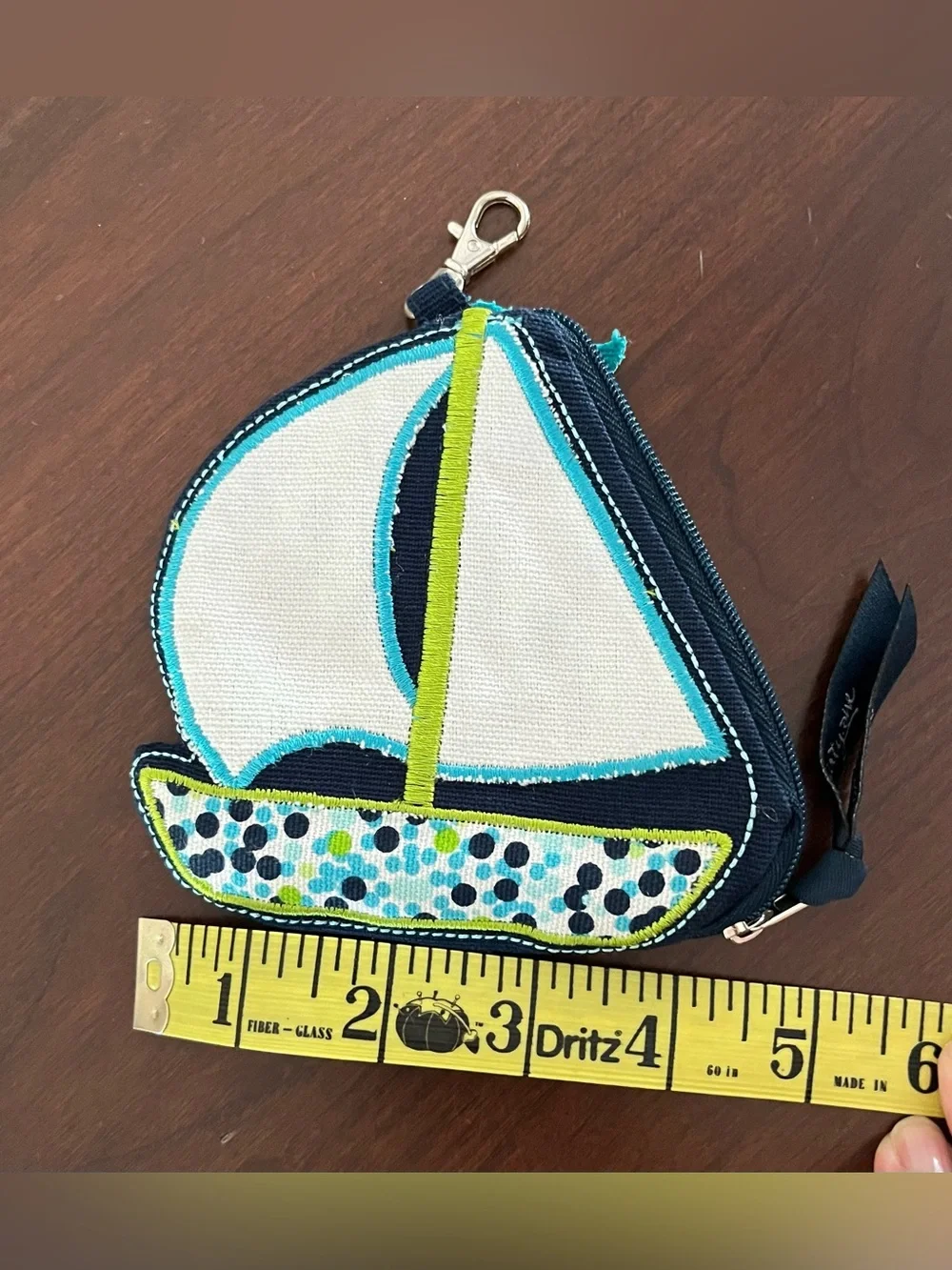 Thirty-One sailboat change purse